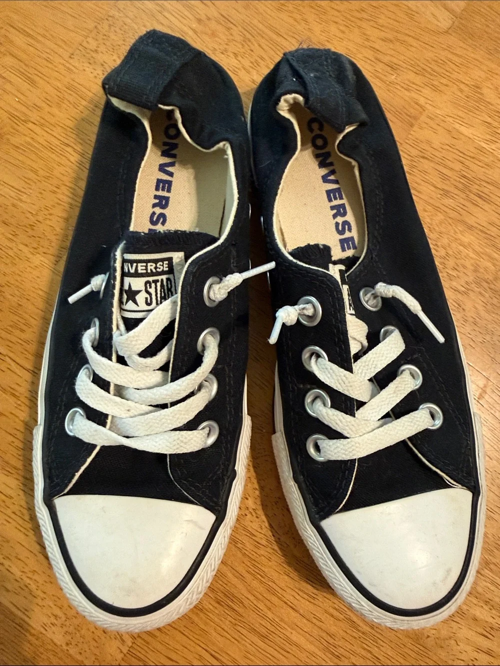 Converse Kids Low-Top Sneakers in Black and White